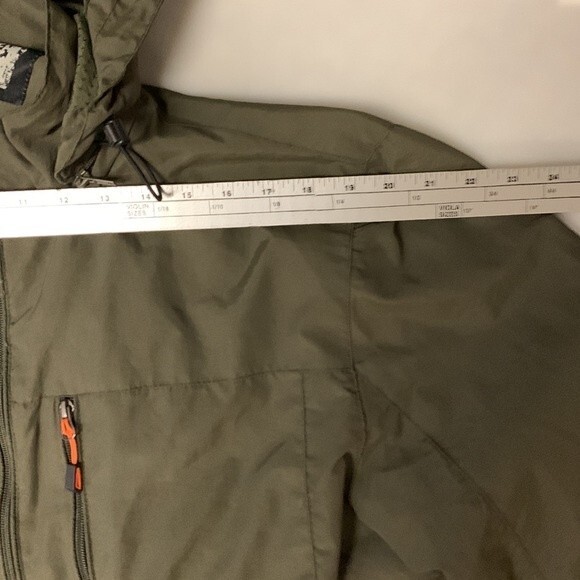 Ruing Olive Green Water and Wind Resistant Outdoor Hooded Jacket Size XL - Picture 11 of 13